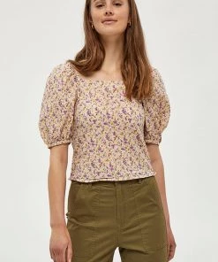 Desires Blouses & Shirts Helga Top - OYSTER GREY PR