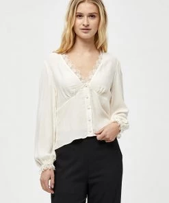 Desires Henrikka Blouse - GARDENIA
