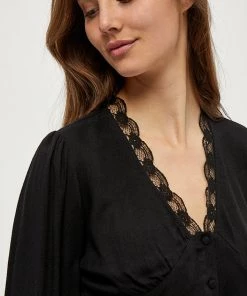 Desires Henrikka Blouse - BLACK