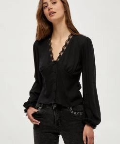 Desires Henrikka Blouse - BLACK