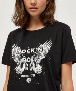 Desires Hibras Tee - BLACK WASHED