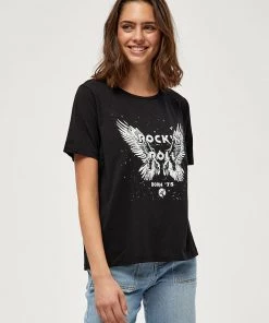 Desires Hibras Tee - BLACK WASHED