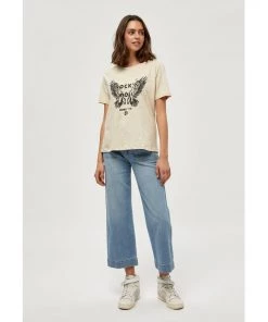 Desires Hibras Tee - OYSTER GRAY Tops & T-shirts