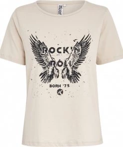 Desires Hibras Tee - OYSTER GRAY Tops & T-shirts