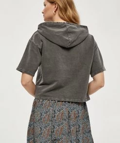 Desires Hilda Hoodie Tee - BLACK