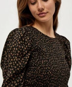 Desires Blouses & Shirts Hollia Blouse - BLACK PR