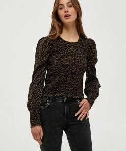 Desires Blouses & Shirts Hollia Blouse - BLACK PR