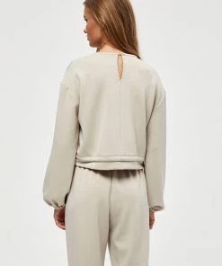 Desires Hollie Sweatshirt - OYSTER GRAY New In