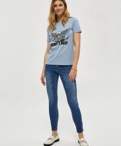 Desires Tops & T-shirts Honara Tee - FOREVER BLUE