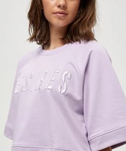 Desires Jade GOTS Sweat Shirt - PAS. LILAC