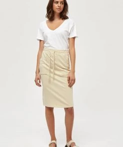 Desires Jade GOTS Sweat Skirt - OYSTER GRAY New In 7 Desires Jade GOTS Sweat Skirt - OYSTER GRAY New In