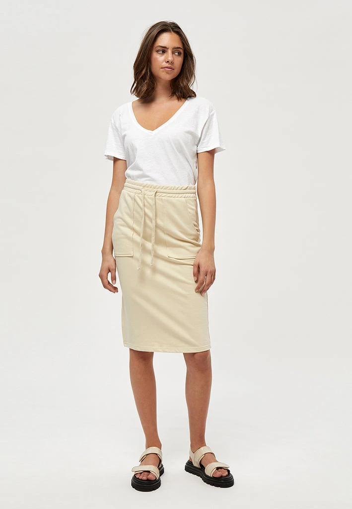 Desires Jade GOTS Sweat Skirt - OYSTER GRAY New In 4 Desires Jade GOTS Sweat Skirt - OYSTER GRAY New In