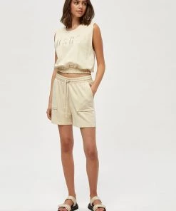 Desires Jade GOTS Sweat Tank Top - OYSTER GRAY