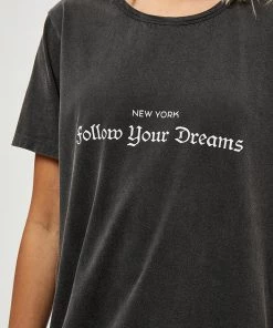 Desires Jaden Dress - BLACK WASHED