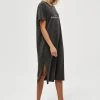 Desires Jaden Dress - BLACK WASHED