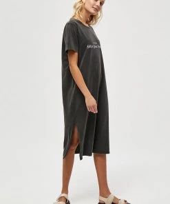 Desires Jaden Dress - BLACK WASHED