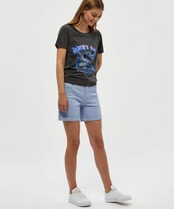 Desires New In Jaden Tee - BLACK WASHED