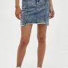 Desires Janisa Denim Skirt - BLUE ACID WASH New In