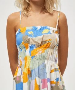 Desires Jeliah Dress - Radiant Yellow Print