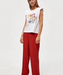 Desires Jenelle Sleeveless Tee - WHITE