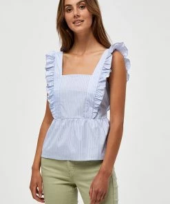 Desires Jetta Top - Serenity Blue ST New In