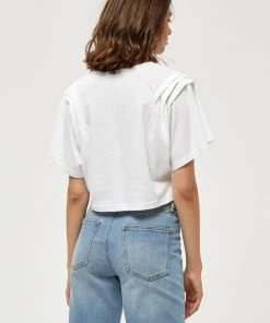 Desires New In Jewel Tee - WHITE