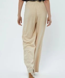 Desires Jin Linen Pants - WARM SAND New In