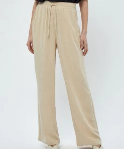 Desires Jin Linen Pants - WARM SAND New In