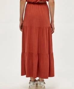 Desires Jin Skirt - Burnt Red