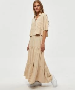 Desires Jin Skirt - OYSTER GRAY New In