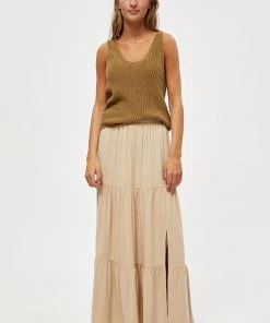 Desires Jin Skirt - OYSTER GRAY New In