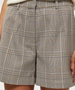 Desires Johava Shorts - WARM SAND CHECKED New In