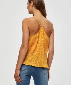 Desires New In Jola Top - Radiant Yellow Print