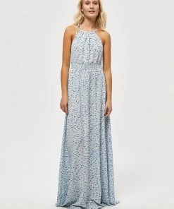 Desires Jordia Dress - MARINA BLUE PRINT New In