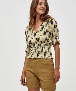 Desires Josva Blouse - SWAMP PRINT