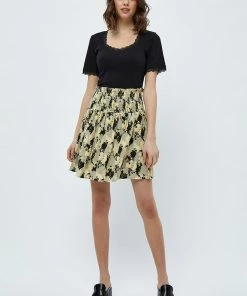 Desires New In Josva Hudson Skirt - SWAMP PRINT