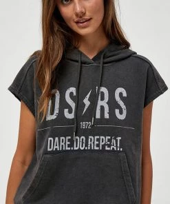 Desires Joy Hoodie - BLACK WASHED