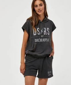 Desires Joy Hoodie - BLACK WASHED