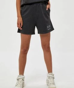 Desires Joy Sweat Shorts - BLACK WASHED New In