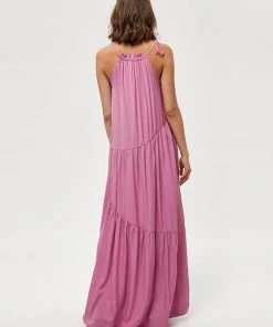Desires Joyla Halter Dress - Dark Pink