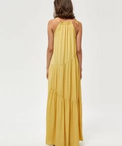 Desires Joyla Halter Dress - Dark Yellow New In