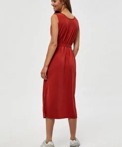 Desires New In Juliet Dress - Burnt Red