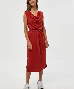 Desires New In Juliet Dress - Burnt Red