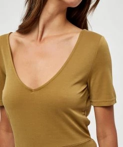 Desires Juliet Playsuit - OLIVE GREEN