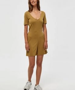 Desires Juliet Playsuit - OLIVE GREEN