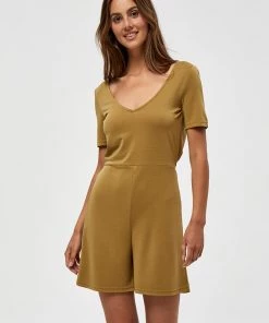 Desires Juliet Playsuit - OLIVE GREEN