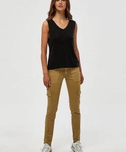 Desires Lola Cargo Pants - OLIVE GREEN New In
