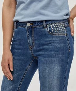 Desires New In Lola Embelished Jeans - DARK BLUE