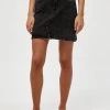 Desires New In Lola Eyelet Skirt - BLACK WASHED