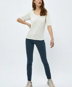 Desires Lola Garment Dye Midwaist - MIDNIGHT NAVY